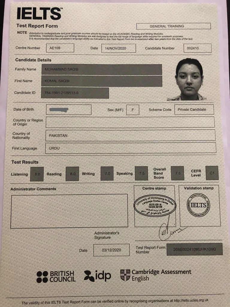 IELTS Exam Preparation Course