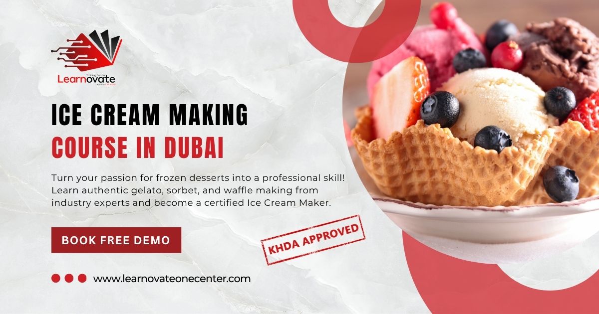 ice cream making course in dubai_